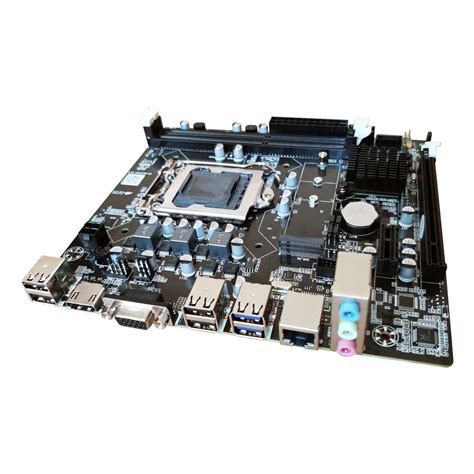 Placa Mae 1155 Bmbb75 D3hgu M2 Rede 10 100 1000 Bluecase Oem Blue