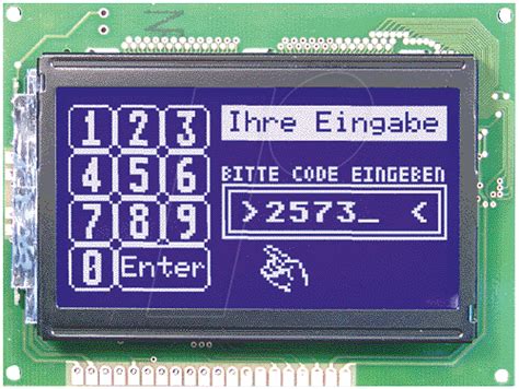 Lcd X Bl Display Grafico Lcd X Pixel Blu Bianco Con