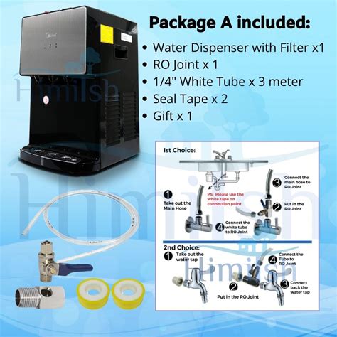 Midea Mild Alkaline Water Dispenser Hot Normal Cold X Series X9 X11 With 4 JAKIM Halal Korea