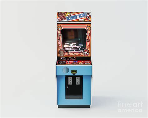 Nintendo Donkey Kong Arcade Cabinet Digital Art by Allan Swart | Pixels