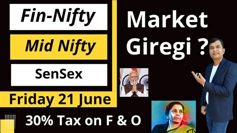 Fin Nifty Prediction Mid Cap Nifty Analysis Sensex For Monday June24