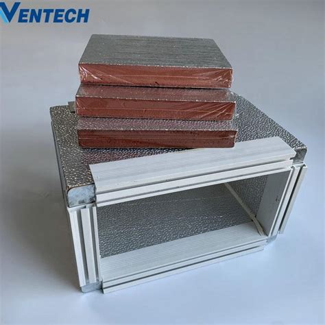 Hvac Fireproof Duct Insulation Materials Phenolic Duct Foam Board Sheet Pre Insulated Sandwich