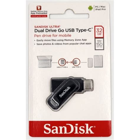 Sandisk Ultra Dual Drive Go Usb Type C 32gb The Dan Technology