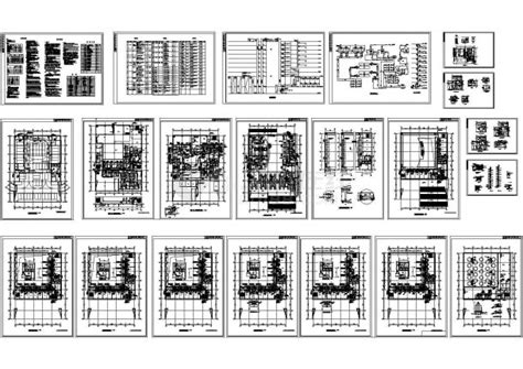 某综合楼空调及通风设计cad施工图纸公共建筑效果图土木在线