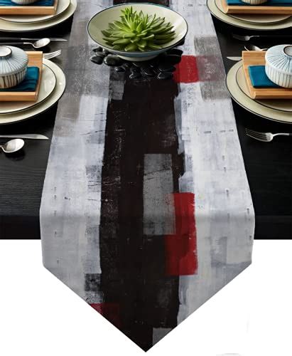 Best Red And Black Table Runners For Stylish Dining Decor