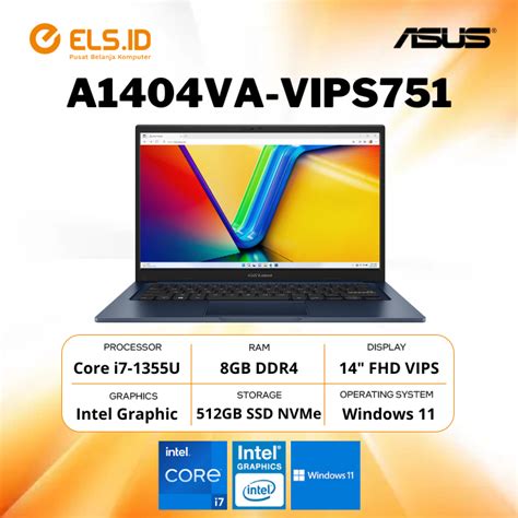 Jual Asus Vivobook A Va Intel I U Gb Ssd Gb W Ohs