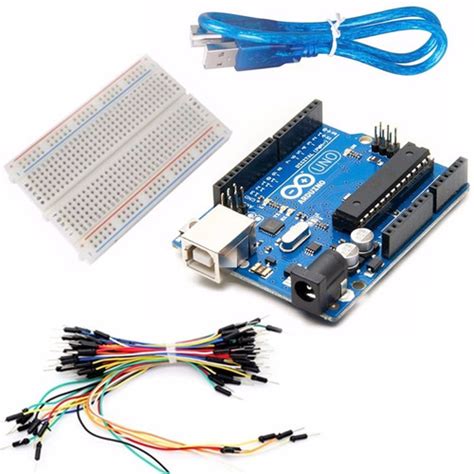 Kit Arduino Uno R3 Protoboard 400 Cables M M X 65 Kit04 Web Electro