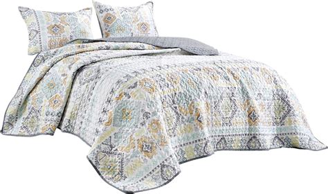 Amazon Jaba Piece Fine Printed Queen Size Quilt Set All Season