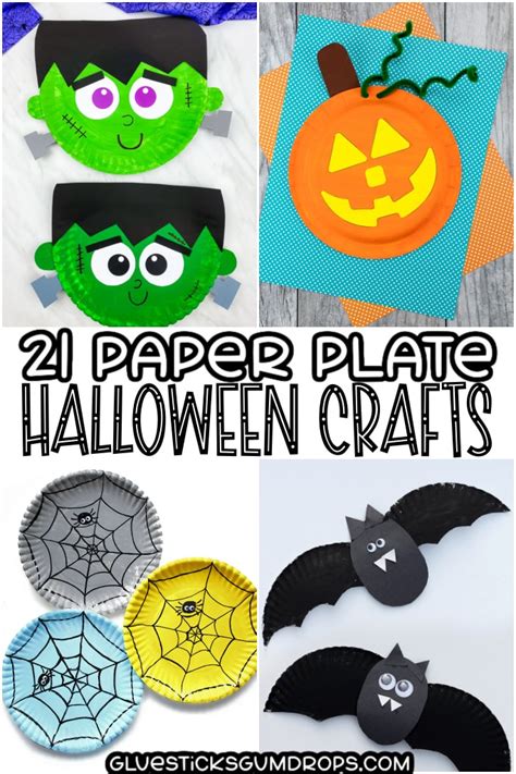 21 Fun Easy Paper Plate Halloween Crafts For Kids