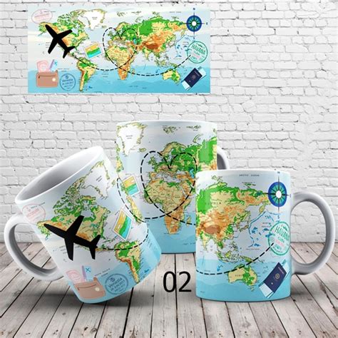 Caneca Personalizada VIAGEM no Elo7 Artes da Adê 1820C9B