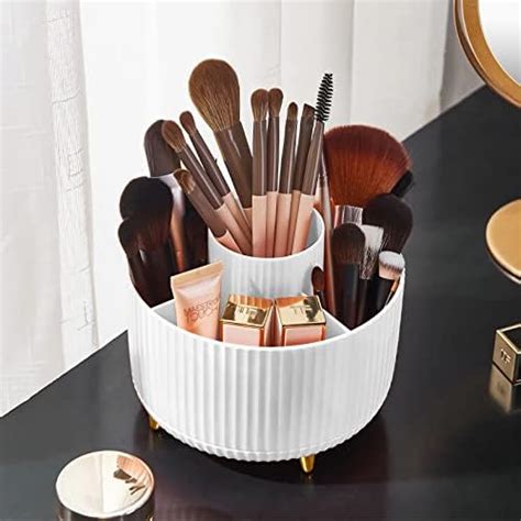 Amazon Funest Makeup Brush Holder Organizer 360 Rotating Pencil