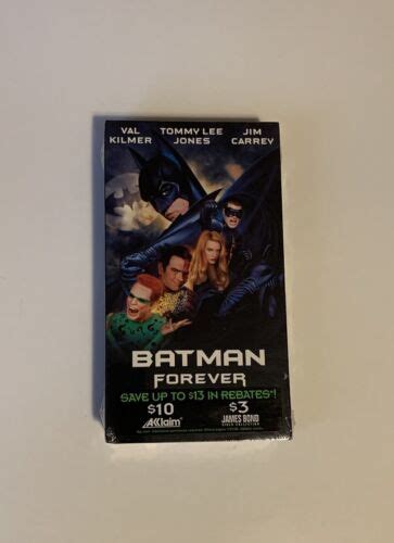 Batman Forever VHS BRAND NEW SEALED 1995 Jim Carrey Val Kilmer