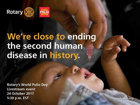 Rotary Celebrates World Polio Day Rotary Club Of Pagosa Springs