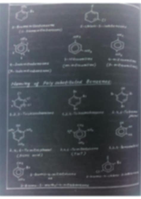 Solution Nomenclature Of Aromatic Compounds Handwritten Notes Studypool