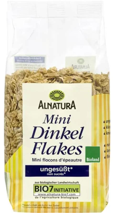 Alnatura Organic Mini Spelt Flakes Unsweetened 175 G Piccantino