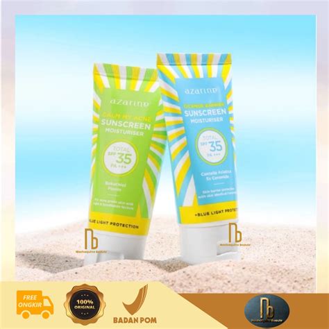 Jual AZARINE Cicamide Barrier Sunscreen Moisturizer SPF 35 PA 40ml