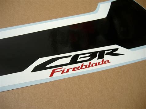 Honda Cbr Fireblade Sc Full Decals Set Red Black Version