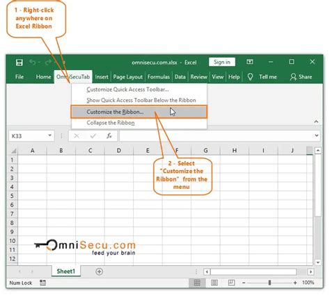 How To Add A Command Button To Excel Ribbons Group