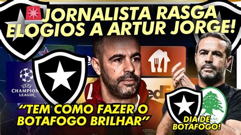 JORNALISTA PORTUGUES RASGA ELOGIOS A ARTUR JORGE TÉCNICO DO BOTAFOGO