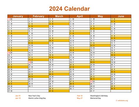 2024 Calendar On 2 Pages Landscape Orientation