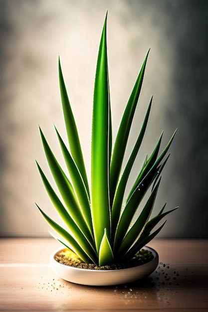 Aloe Vera Fresca Con Salpicaduras De Agua Aisladas Sobre Un Fondo