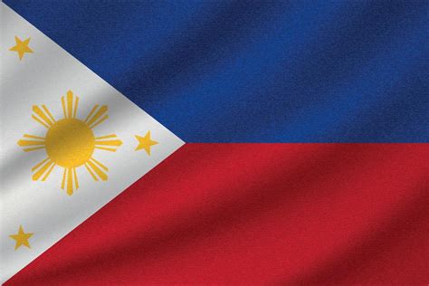 National Flag Of Philippines Vector Art At Vecteezy