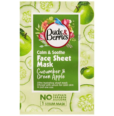 Buds Berries Face Sheet Mask Calm Soothe Buy Packet Of 1 0 Face