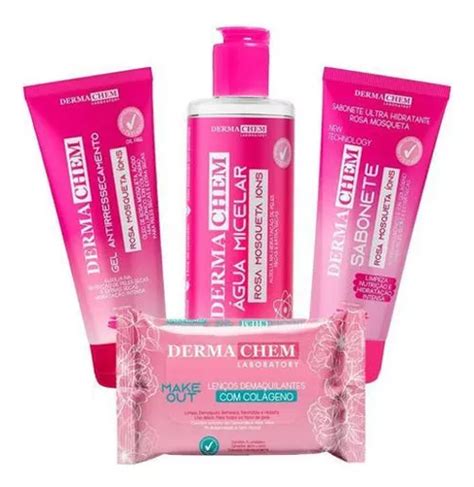 Kit Limpieza Facial Rosa Mosqueta Col Geno Skincare Piel Seca Dermachem