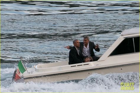 George Clooney And Barack Obama Hang Out Together In Italy Photo