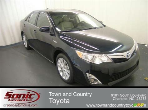 2012 Attitude Black Metallic Toyota Camry Hybrid Xle 68051589 Photo 1 Car