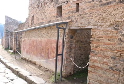 Vii Pompeii December Looking South To Entrance Doorway On