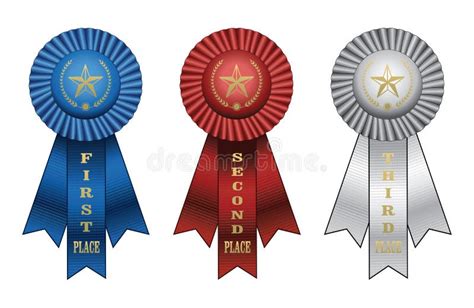 Printable 1st 2nd 3rd Place Ribbons