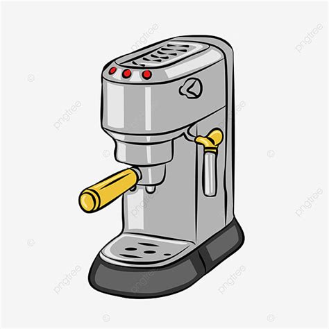 Coffee Machine Clipart Png Images Hand Drawn Espresso Coffee Machine