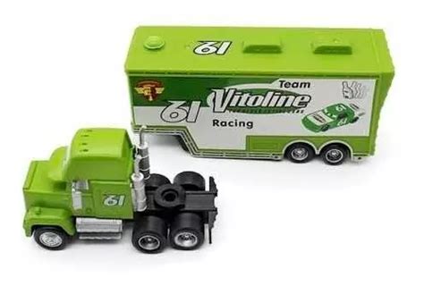 Cars Disney Pixar Mack Hauler Vitoline Race Car No 61 Metal R 230 Em