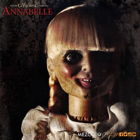 Conjuring Les Dossiers Warren R Plique Poup E Annabelle Cm Mezco