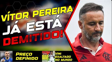 V Tor Pereira J Est Demitido Do Flamengo Quest O De Tempo Michael