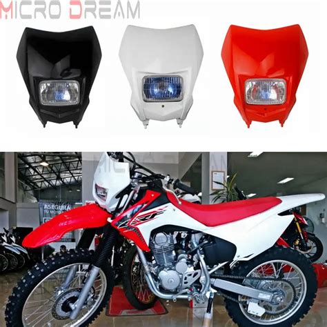 Mx Enduro Supermoto White Headlight 12v35w For Honda Crf150l Crf230