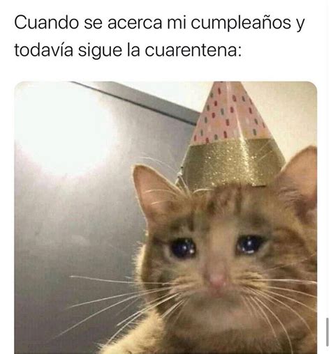 Cuando se acerca mi cumpleaños y todavía sigue la cuarentena Memes