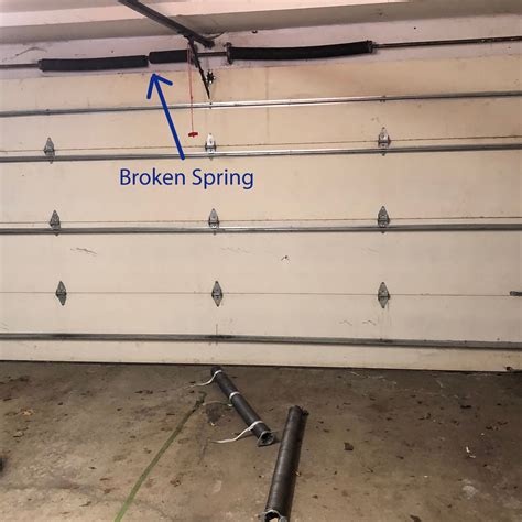 How To Fix A Garage Door Broken Spring At Ethel Cotter Blog