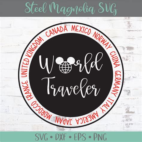 World Traveler Svg Epcot Shirt Svg Disney Svg World Etsy Disney Trip Shirts Epcot Shirts