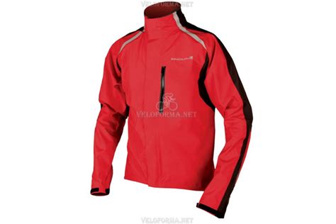 Купить велокуртку зимнюю Endura Flyte красная.