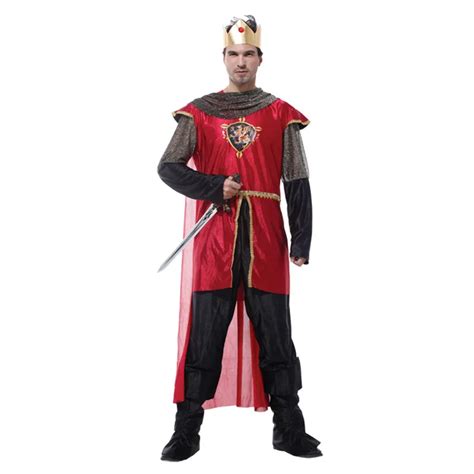 Buy Noble Red King Costumes Prince Cosplay Men