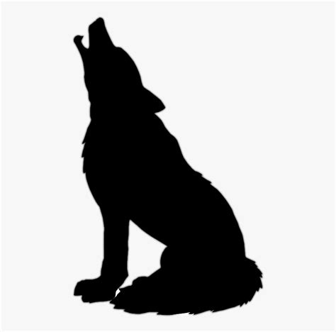 Howling Wolf Clipart Free - Howling Wolf Silhouette , Free Transparent ...