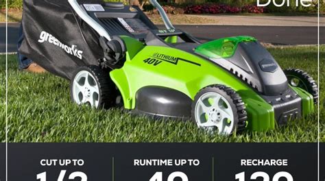 Greenworks 40v Cordless Lawn Mower Review