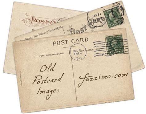 Free Hi Res Old Postcard Images Stamps Fuzzimo Free Vintage