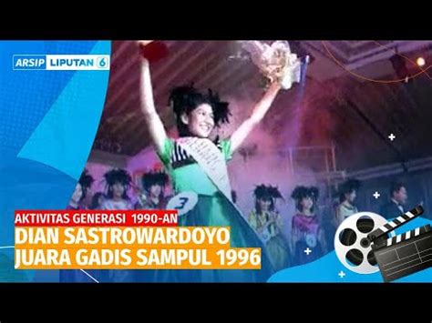 Momen Kenangan Saat Dian Sastrowardoyo Jadi Juara Gadis Sampul 1996