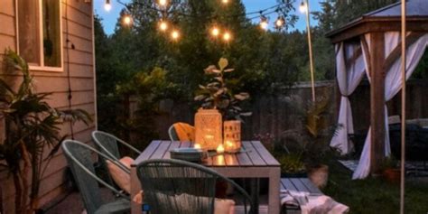 Patio Yard String Lights Brighten Up Your Outdoor Space With Beautiful