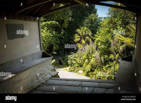 St Just In Roseland Church Tunnel Cornwall UK Stock Photo Alamy