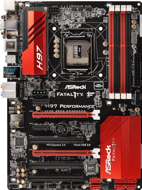 Asrock Fatal1ty H97 Performance Motherboard Specifications On Motherboarddb