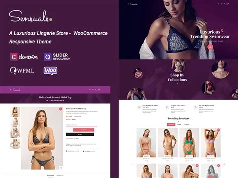 Sensuels Premium Lingerie Store Woocommerce Theme
